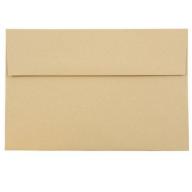 JAM Paper® - A8 (5 1/2 x 8 1/8) Ginger Passport Recycled Envelope - 1000 envelopes per carton