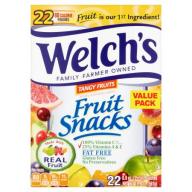 Welch&#039;s® Tangy Fruits Fruit Snacks 22-0.9 oz. Pouches