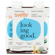 CalNaturale Svelte French Vanilla Organic Protein Shakes, 11 fl oz, 4 count