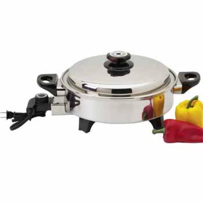 WMU 3.5qt Stainless Steel Oil Core Skillet (pack Of 1)
