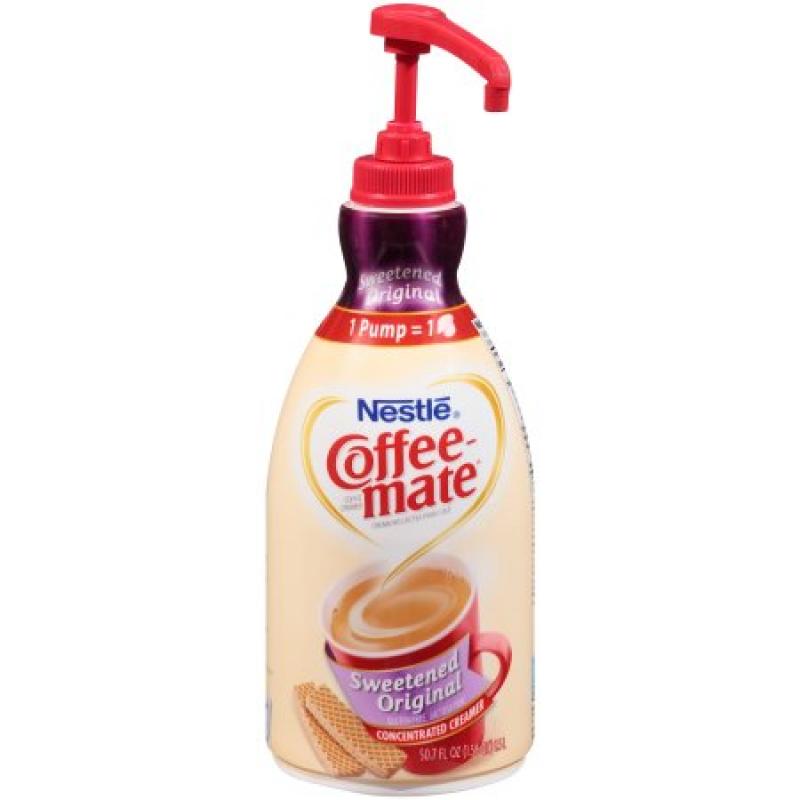 Nestlé Coffee-mate Sweetened Original Liquid Coffee Creamer 50.7 fl. oz. Bottle
