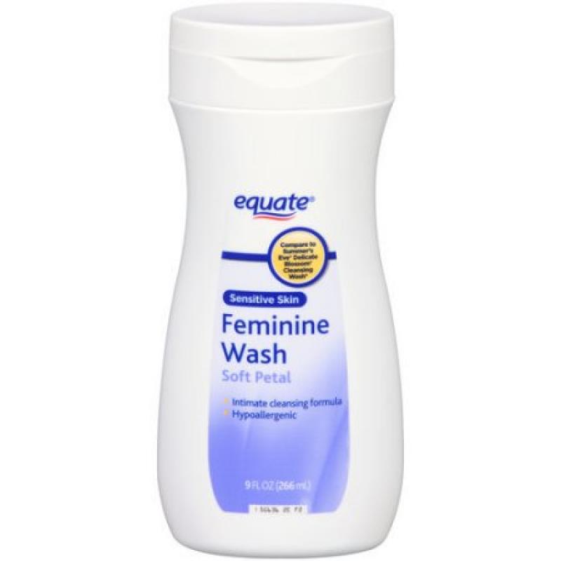 Equate Soft Petal Sensitive Skin Feminine Wash, 9 fl oz