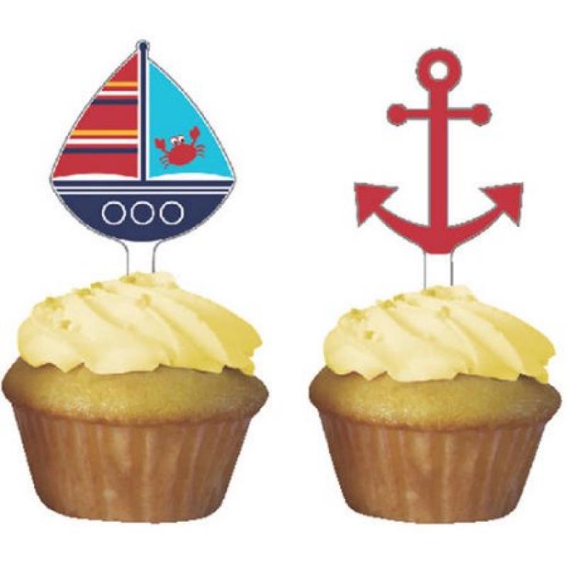 Ahoy Matey! Cupcake Toppers, 12-Pack