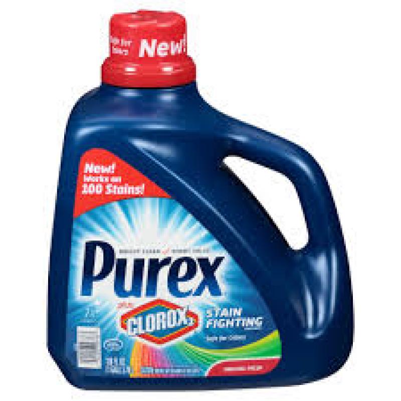 Purex Original Fresh Scent Plus Clorox2 Stain Fighting Enzymes HE Liquid Laundry Detergent - 128oz