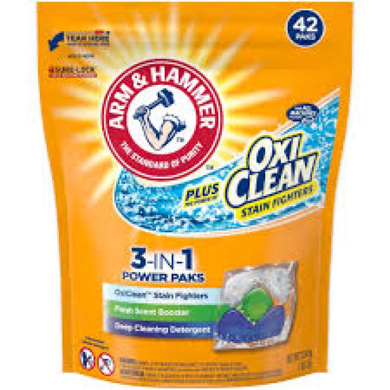 Arm & Hammer Fresh Scent Booster Plus OxiClean 3 in 1 - 42ct