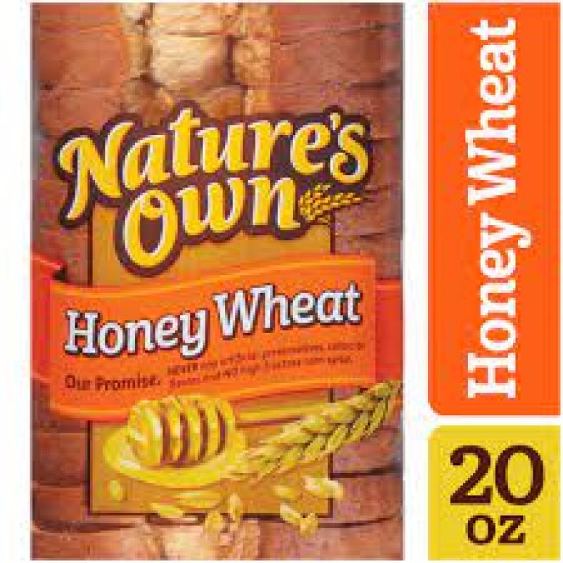 Nature's Own Honey Wheat Bread (20oz / 2pk)