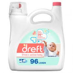 Dreft Active Baby Liquid Laundry Detergent