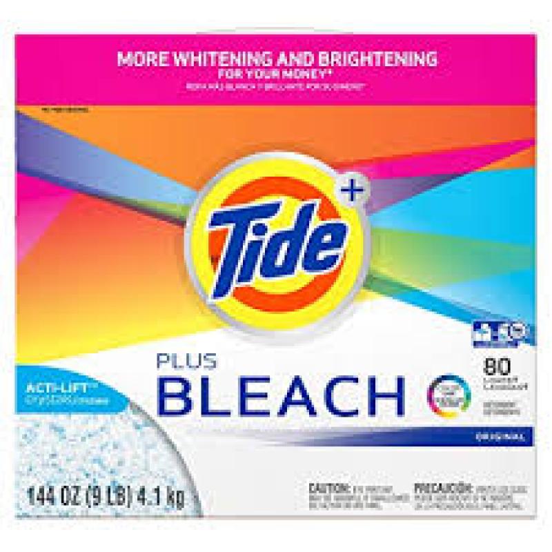 Tide Original Plus Bleach Powder Laundry Detergent - 144oz