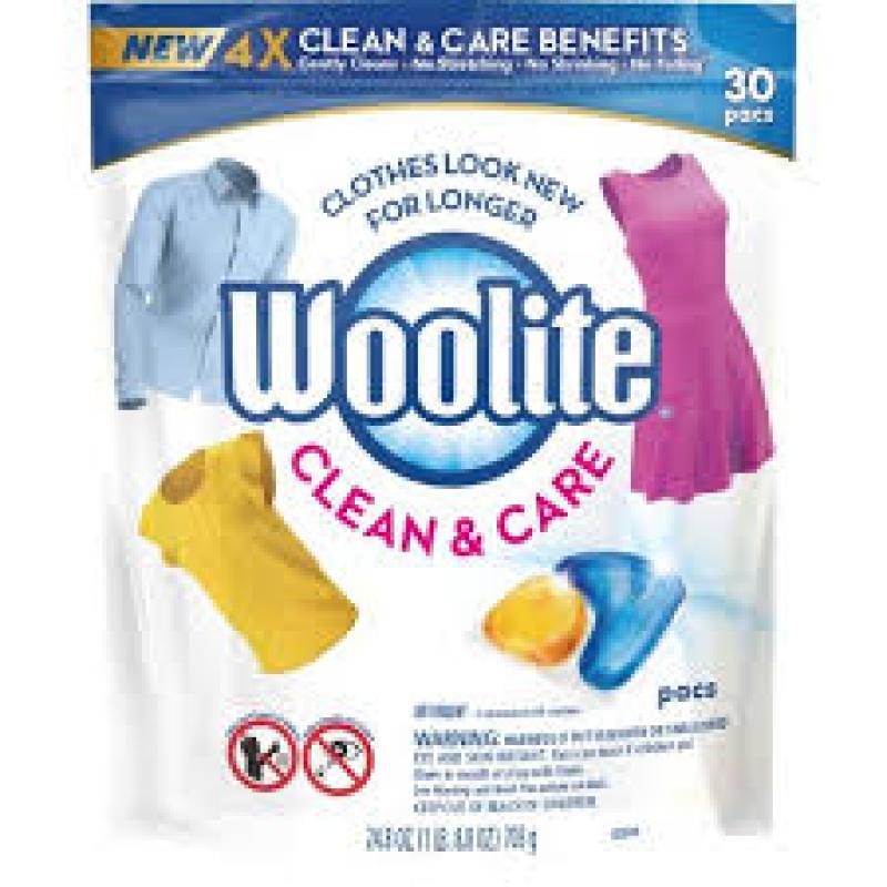 Woolite - Gentle Cycle Detergent Pacs 30 ct.