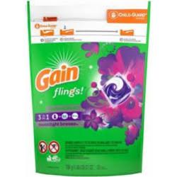 Gain flings! Laundry Detergent Pacs Moonlight Breeze - 42ct