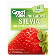 Great Value Calorie Sweetener Packets, 40 ct