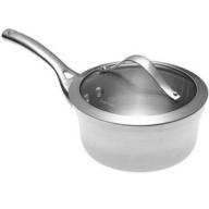 Calphalon Contemporary Stainless 1.5-Quart Saucepan with Glass Lid