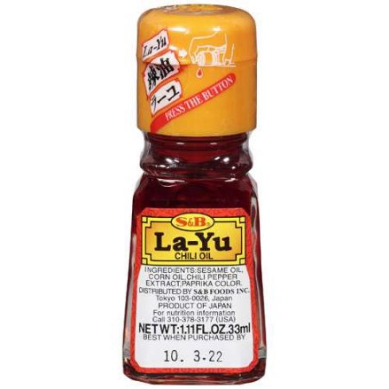 S&B La-Yu Chili Oil, 1.11 fl oz
