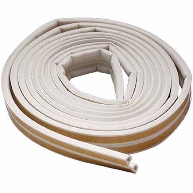 M-D Products 02576 17&#039; White Extreme Temperature P-Profile Weather Strip