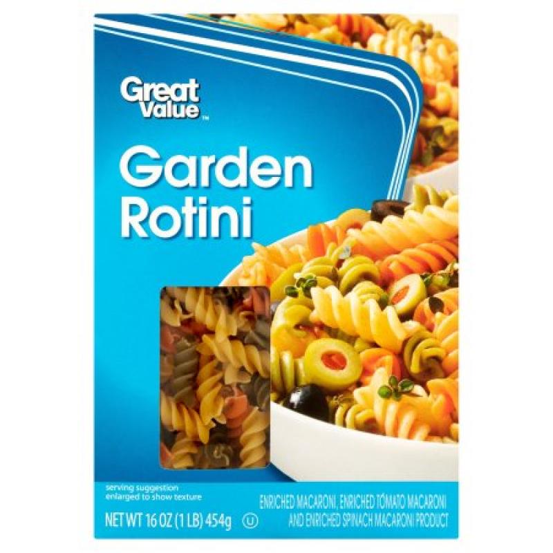 Great Value Garden Rotini 16 oz