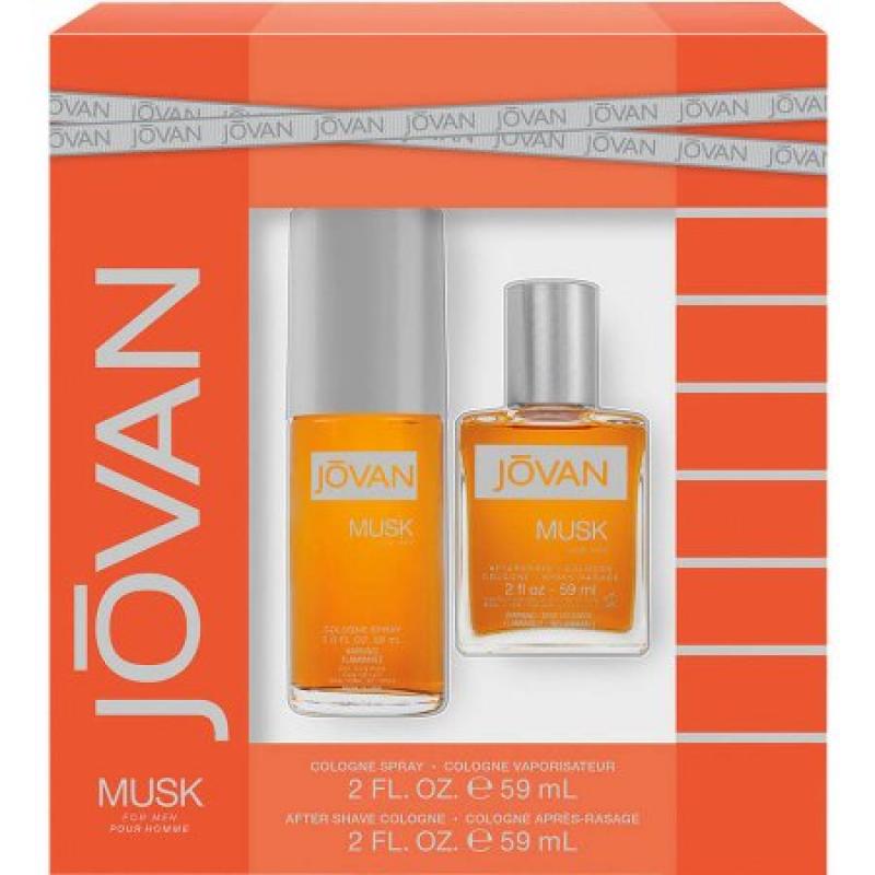 Jovan Musk for Men Fragrance Gift Set, 2 pc