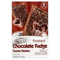 Great Value Frosted Chocolate Fudge Toaster Pastries, 14.6 oz