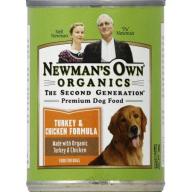 Newman&#039;s Own Dog Food, Premium, Turkey and Chicken Formula, 12.7 oz, 12-Pack