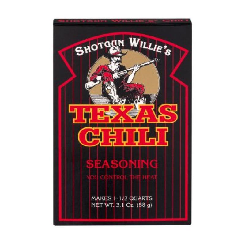 Shotgun Willie&#039;s Texas Chili Seasoning, 3.1 OZ