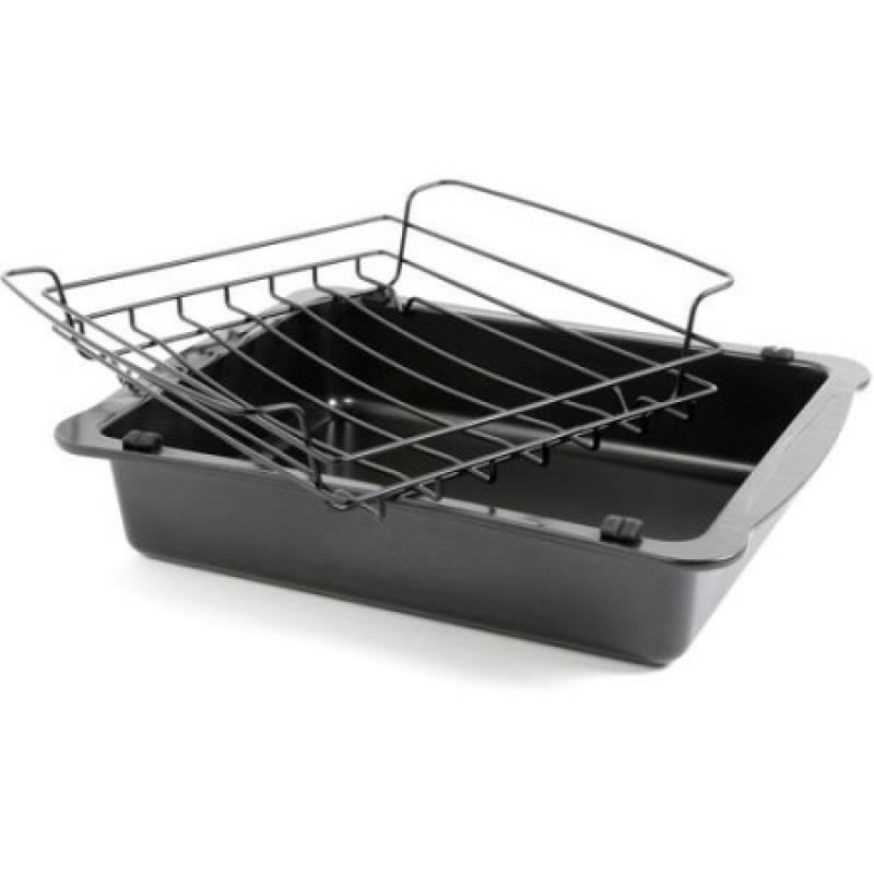 Oster Easy Roaster and Wire Rack, Carbon Steel