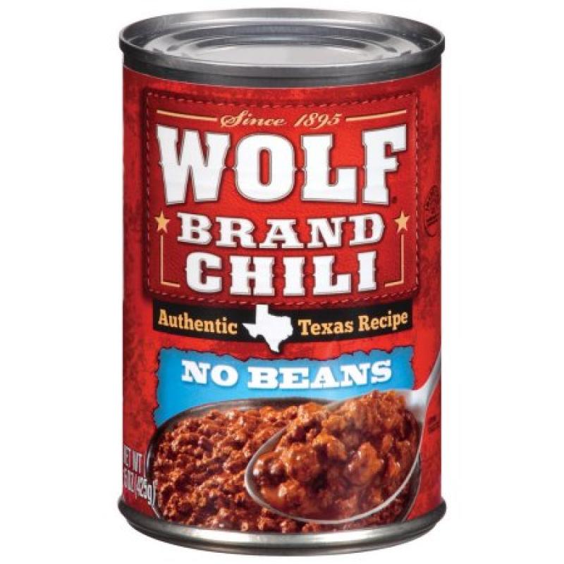 Wolf No Beans Chili 15 Oz Can