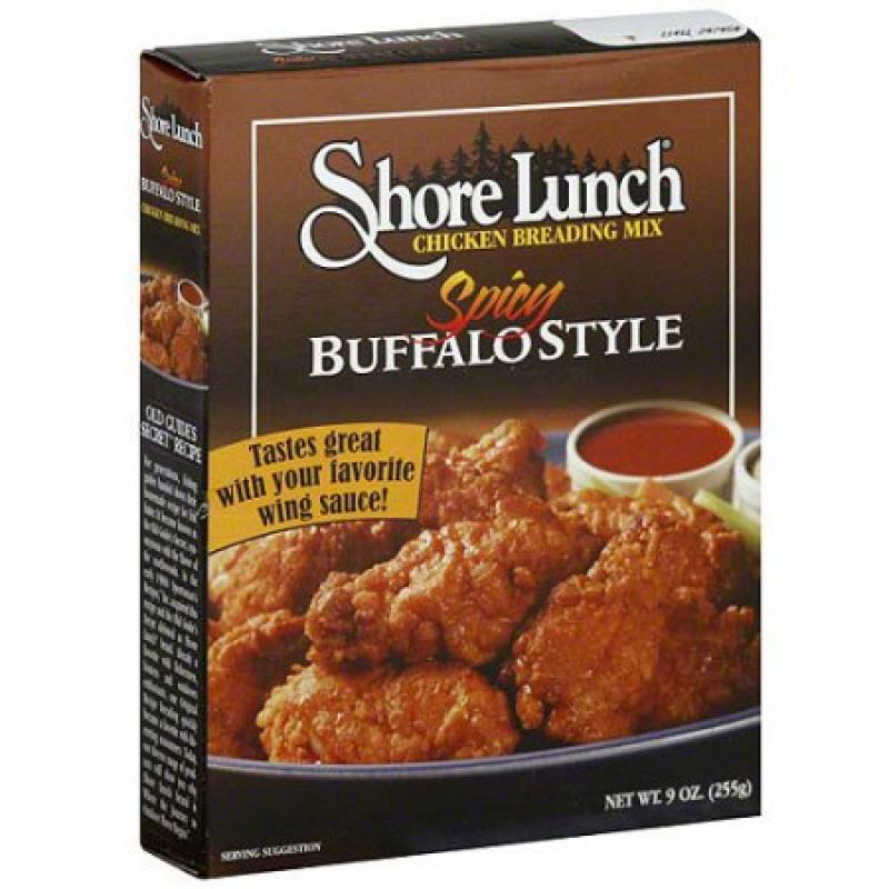 Shore Lunch Spicy Buffalo Style Chicken Breading Mix, 9 oz (Pack of 12)