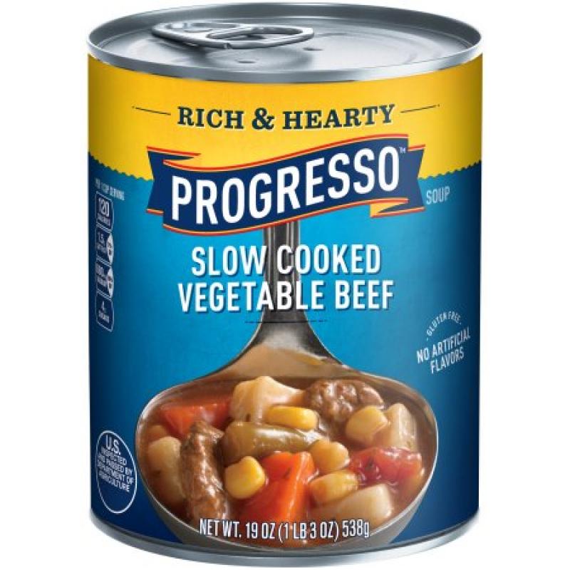 Progresso™ Rich & Hearty Slow Cooked Vegetable Beef Soup 19 oz. Can