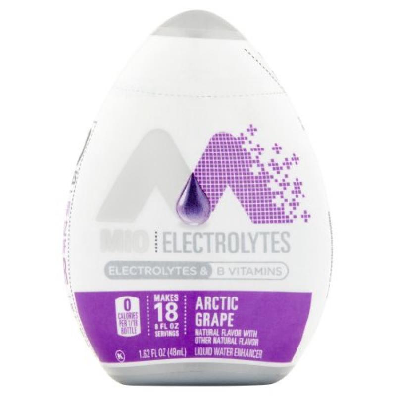 MiO Electrolytes Liquid Water Enhancer Arctic Grape, 1.62 FL OZ (48ml) Bottle