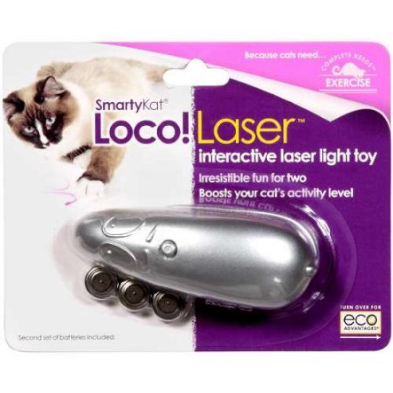 Smartykat: Loco! Laser Blue Mouse Cat Toy, 1 Ct
