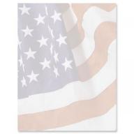 American Flag Patriotic Letter Papers - Set of 25, American Flag stationery papers, 8 1/2" x 11", compatible computer paper, Patriotic Letterhead, 4th of July flyers, Veterans Day, Memorial Day