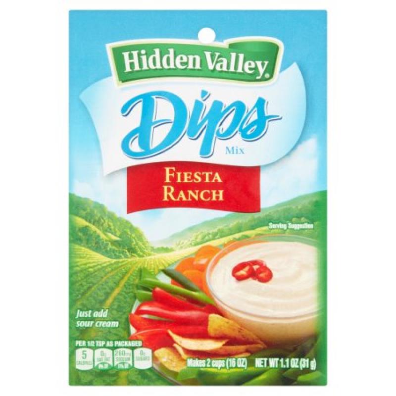 Hidden Valley Dips Mix, Fiesta Ranch, 1.1 Ounces