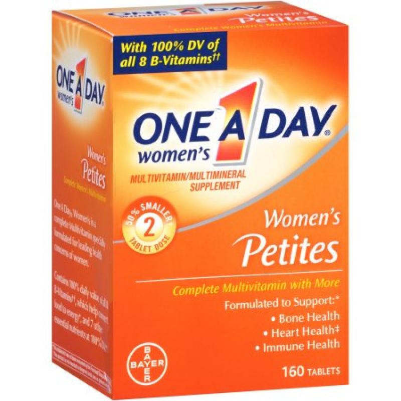 One A Day Women&#039;s Petites Multivitamin/Multimineral Supplement, 160 count