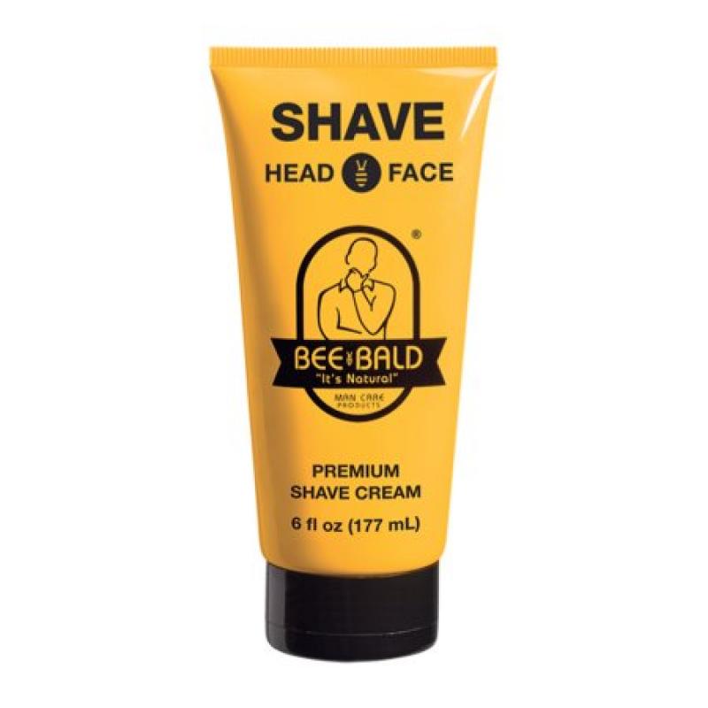 Bee Bald SHAVE Premium Shave Cream (6 fl. oz.)
