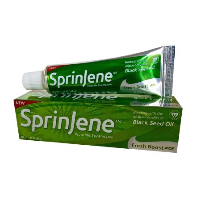 SprinJene Fresh Boost Toothpaste, 1.48 Oz