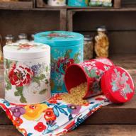 The Pioneer Woman Country Garden 3-Piece Canister Set