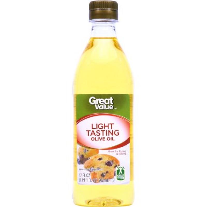 Great Value: Extra Light Tasting Olive Oil, 17 oz