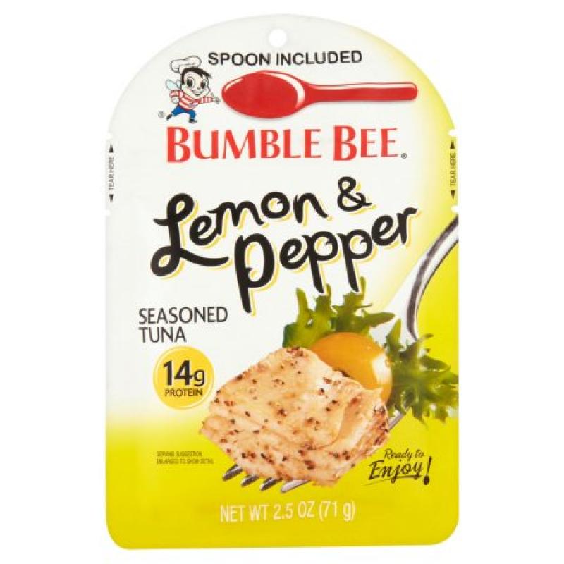 Bumble Bee Lemon & Pepper Seasoned Tuna, 2.5 oz