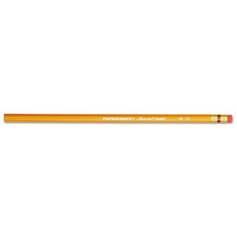 Paper Mate Mirado Woodcase Pencil, HB #2, Yellow Barrel, Dozen