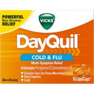 DayQuil Cold & Flu LiquiCaps, 16 count