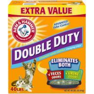 Arm & Hammer Double Duty Advanced Odor Control Clumping Litter 40 lbs. Box