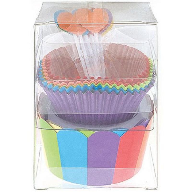 Rainbow Cupcake Kit, 24 piece