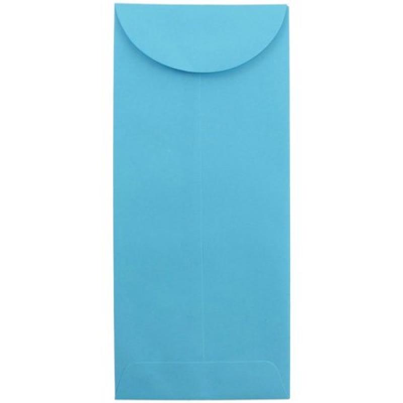 JAM Paper #11 Envelope, 4 1/2 x 10 3/8, Brite Hue Blue Recycled, 1000/carton
