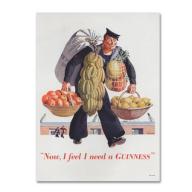 Trademark Fine Art "Now I Feel I Need A Guinness" Canvas Art by Guinness Brewery