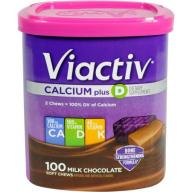 Viactiv Calcium Plus D Dietary Supplement Milk Chocolate Soft Chews, 100 count