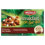 Emerald Breakfast on the Go! S&#039;mores Nut Blend Nut & Granola Mix, 5-Pk
