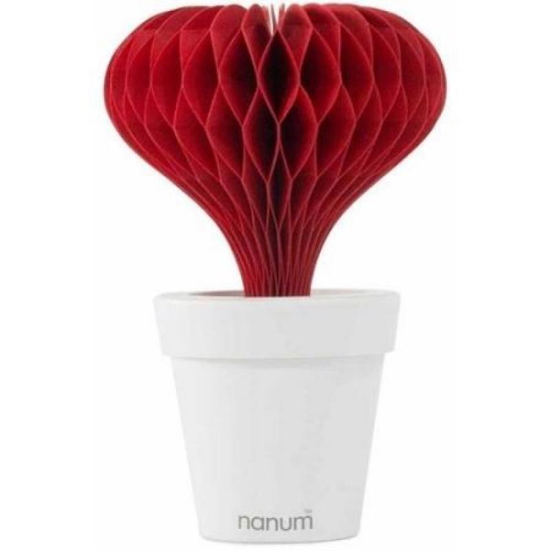 Heart Non-Electric Personal Humidifier in Red