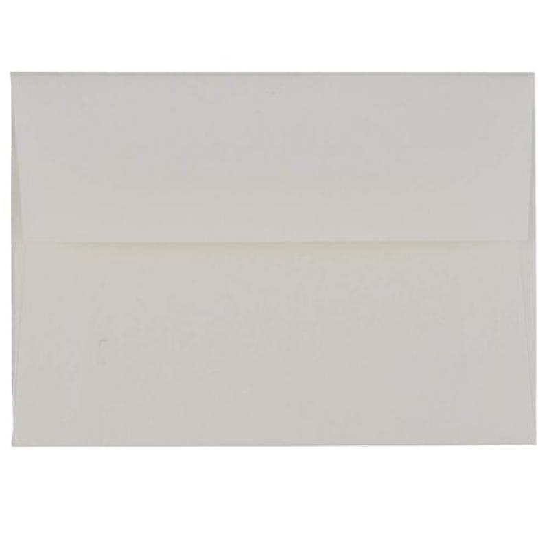 JAM Paper 4bar A1 Strathmore Envelope, 3 5/8 x 5 1/8, Bright White Wove, 25/pack