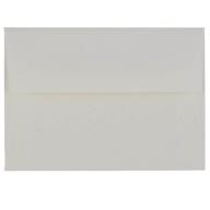 JAM Paper 4bar A1 Invitation Envelope, 3 5/8 x 5 1/8, Strathmore Bright White Wove, 50/pack