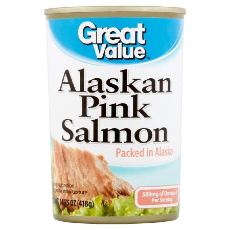 Great Value: Alaskan Pink Salmon, 14.75 Oz