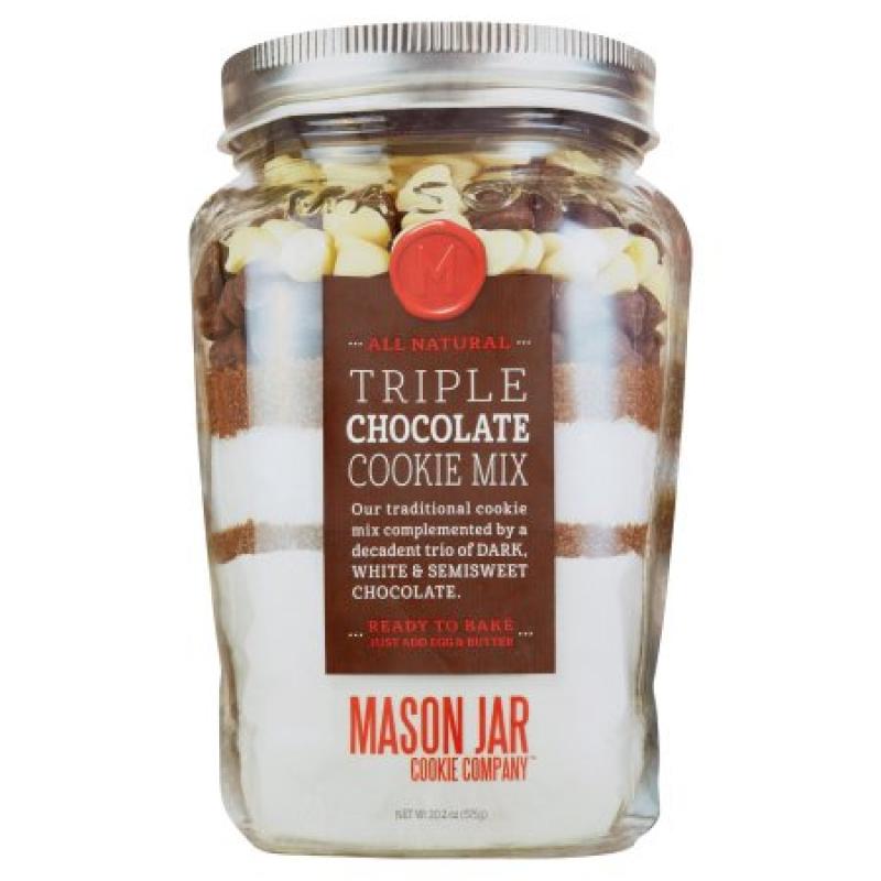 Mason Jar Cookie Company Triple Chocolate Cookie Mix 20.2oz
